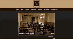 Desktop Screenshot of 57cafe.com.au